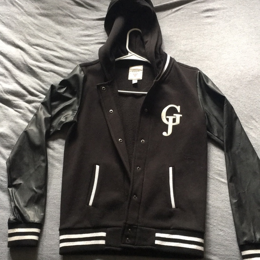 Guess bomber letterman style jacket